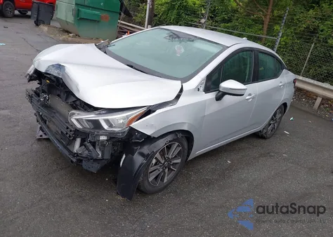 2020 Nissan Versa Sv Xtronic Cvt z USA, uszkodzony, nr VIN 3N1CN8EV4LL881927